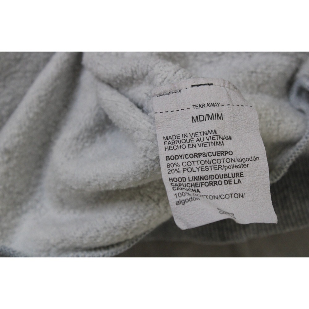 Under Armour Hoodie Mens Medium Gray Fleece Lined Long Sleeve Logo Pullover - Picture 4 of 7